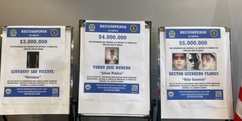 Recompensa por líderes del Tren de Aragua - Agencia Carabobeña de Noticias