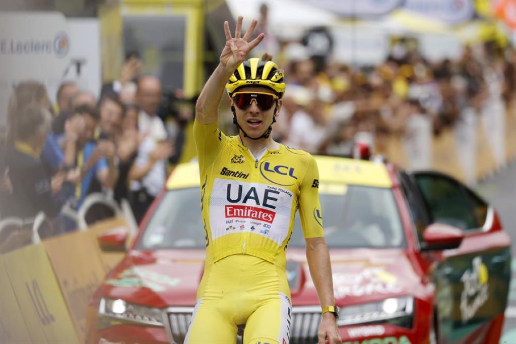 Tadej Pogacar cerca del tercer Tour - Agencia Carabobeña de Noticias