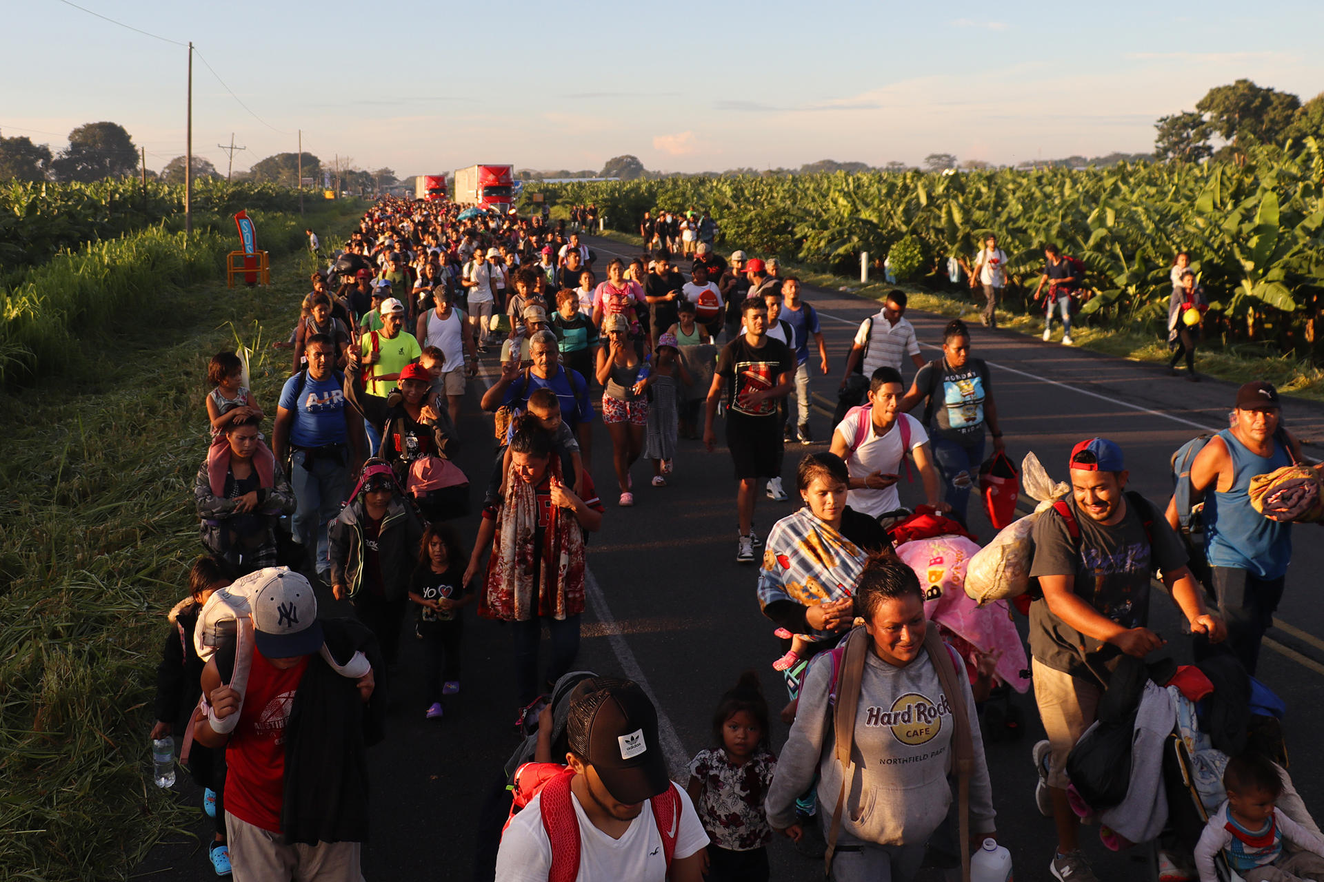 caravana de migrantes rumbo a Estados Unidos - Agencia Carabobeña de Noticias - Agencia ACN- Noticias Carabobo