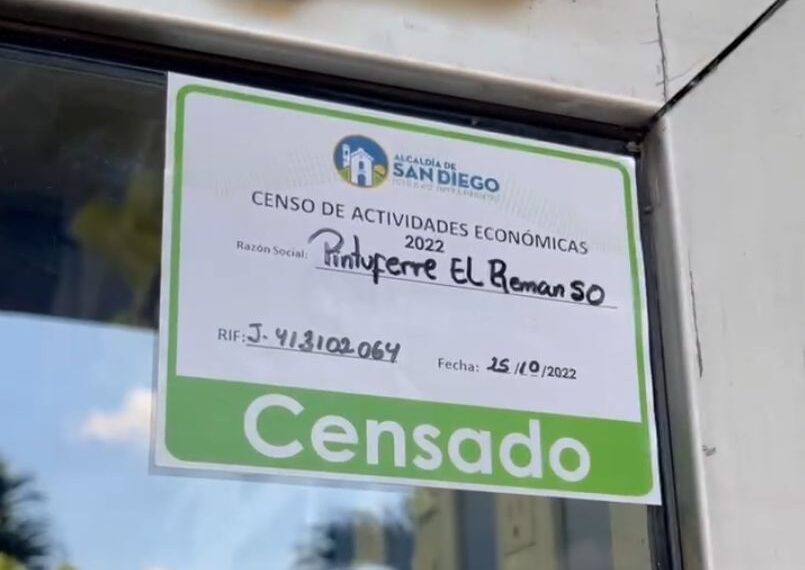 Censo de Actividades Económicas San Diego - Agencia Carabobeña de Noticias - Agencia ACN- Noticias Carabobo