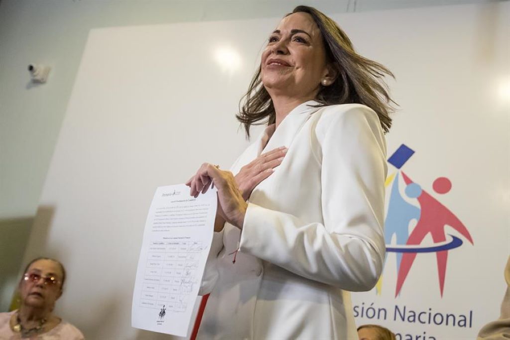 Machado lucha para llevar democracia - Agencia Carabobeña de Noticias
