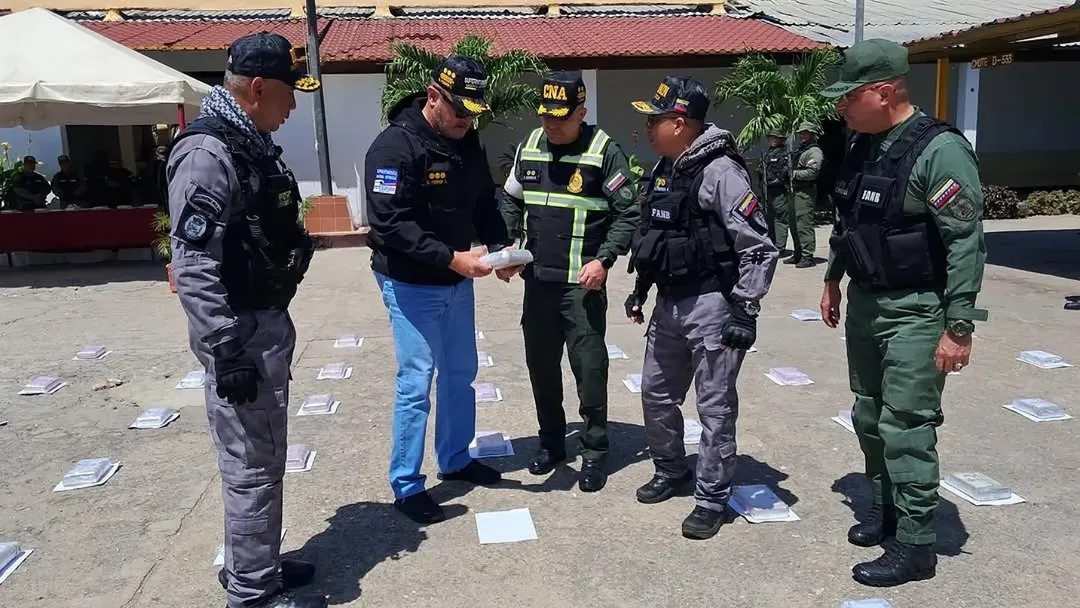 790 kilos de cocaina incautadas en Güiria