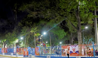 Reinauguraron la plaza La Candelaria