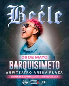 Beéle conciertos Barquisimeto y La Guaira