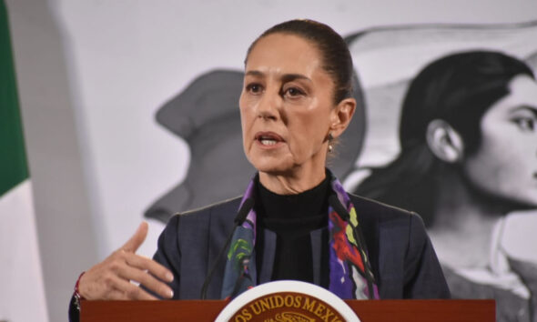Presidenta de México reiteró sobre la existencia de crimen organizado en EE.UU.