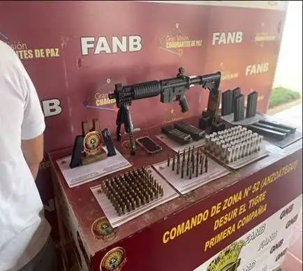 GNB incautó un fusil y cartuchos en Anzoátegui