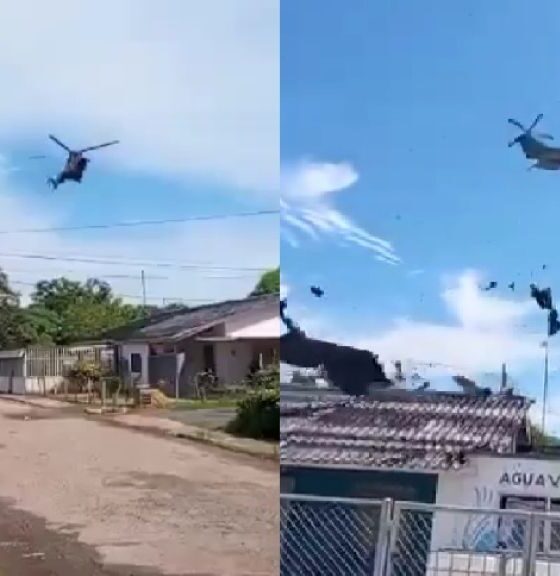 Helicóptero militar causó daños - Agencia Carabobeña de Noticias