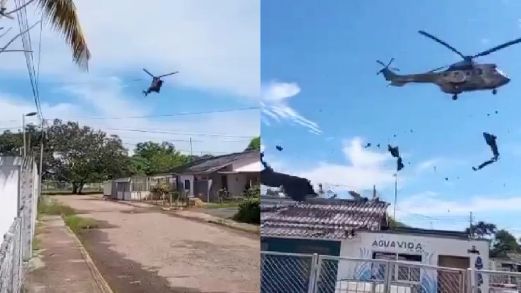 Helicóptero militar causó daños - Agencia Carabobeña de Noticias