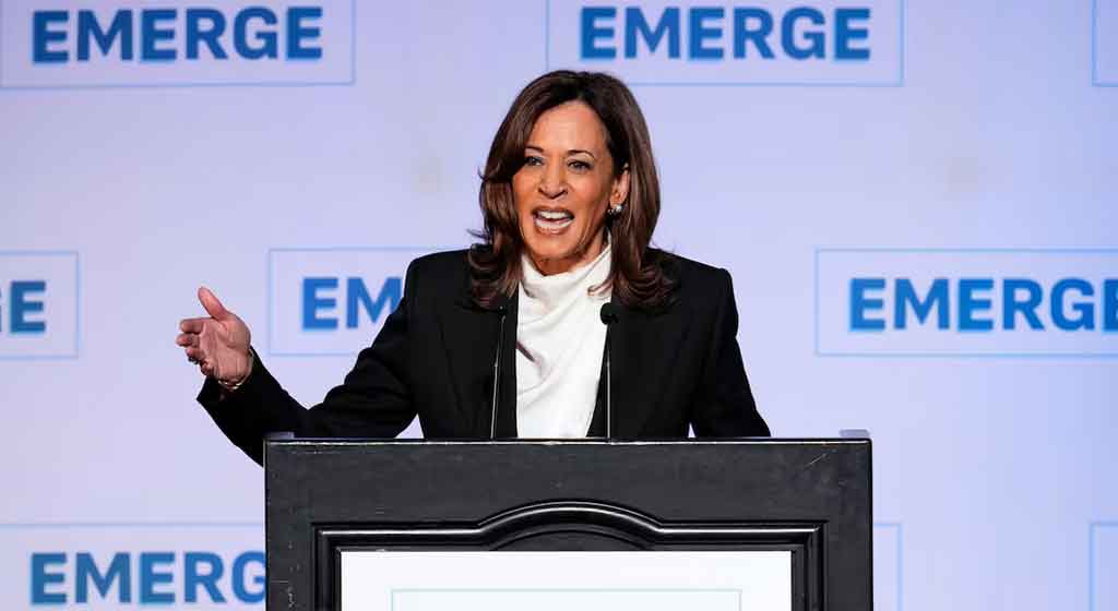 Aranceles de Trump son causantes de turbulencia económica en EE.UU. acusa Kamala Harris