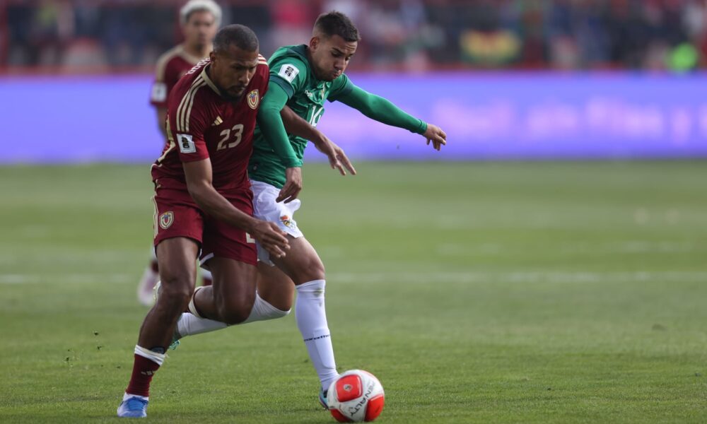 Venezuela ante Bolivia el 6 de junio - Agencia Carabobeña de Noticias