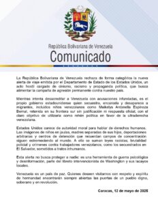 alerta de viaje de EE. UU.