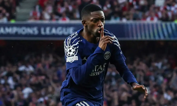 Dembélé está listo para ir contra el Arsenal