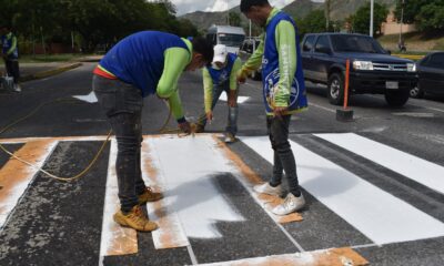 trabajos de demarcación vial - Agencia Carabobeña de Noticias