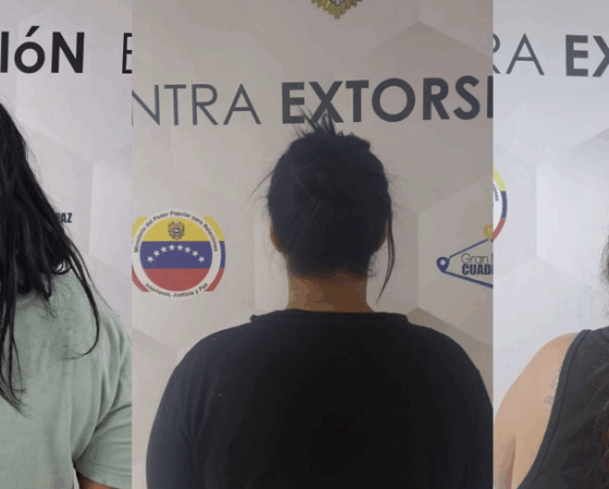 capturaron cooperadoras de extorsión- Agencia Carabobeña de Noticias - acn