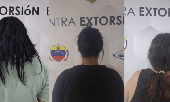 capturaron cooperadoras de extorsión- Agencia Carabobeña de Noticias - acn