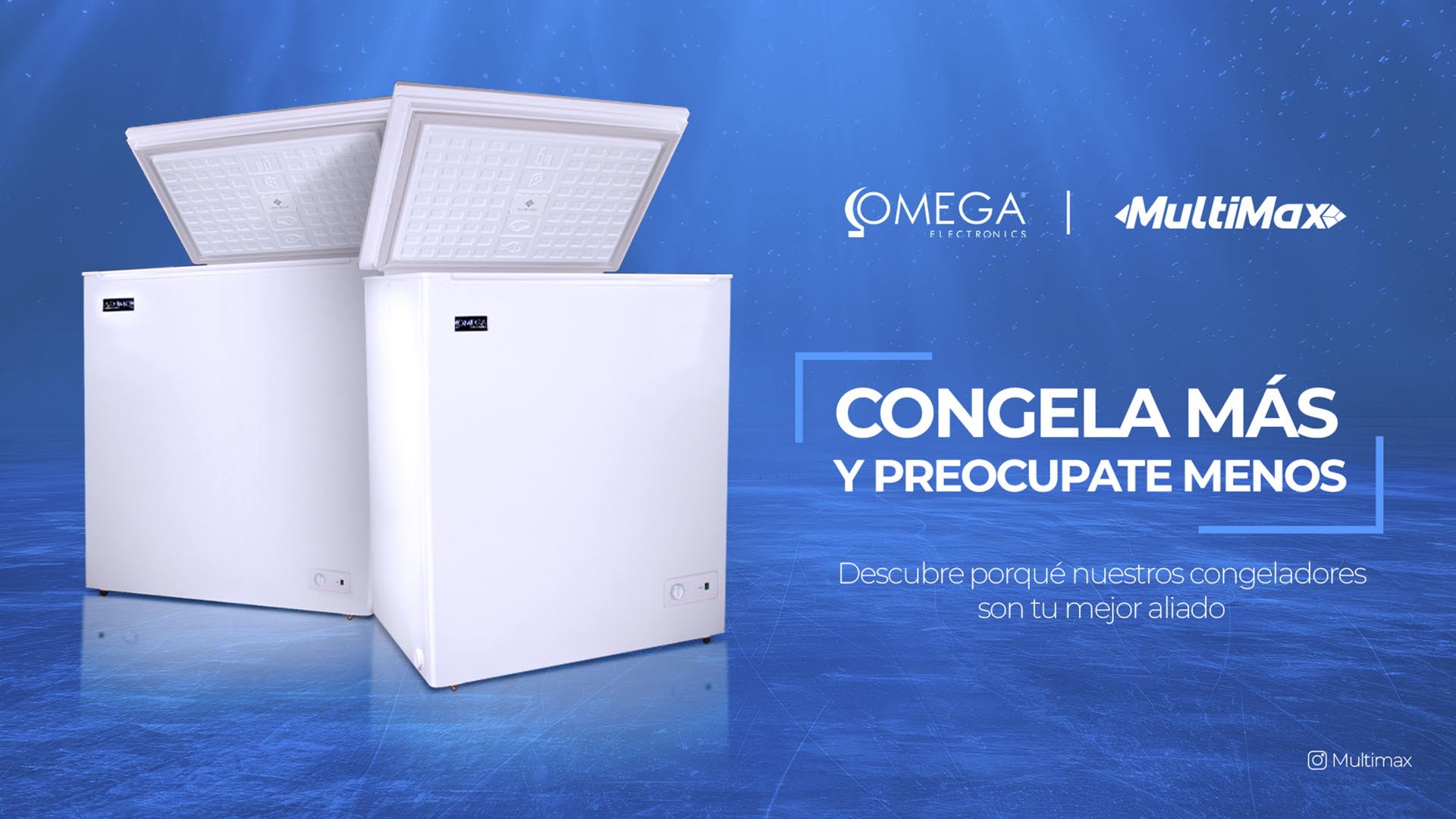 Congeladores Omega en Multimax