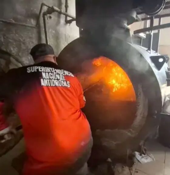 Incinerados más de 1.500 kilos de cocaína - Agencia Carabobeña de Noticias