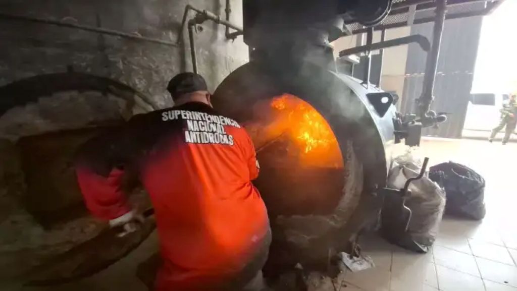 Incinerados más de 1.500 kilos de cocaína - Agencia Carabobeña de Noticias