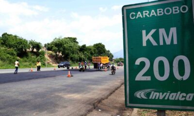 Trabajos de rehabilitación vial en la Autopista - Agencia Carabobeña de Noticias