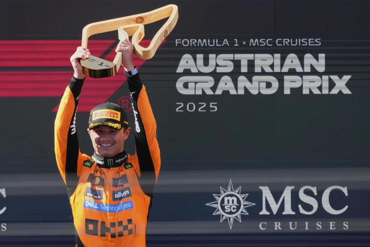 Lando Norris venció a Oscar Piastri - acn - Agencia Carabobeña de Noticias