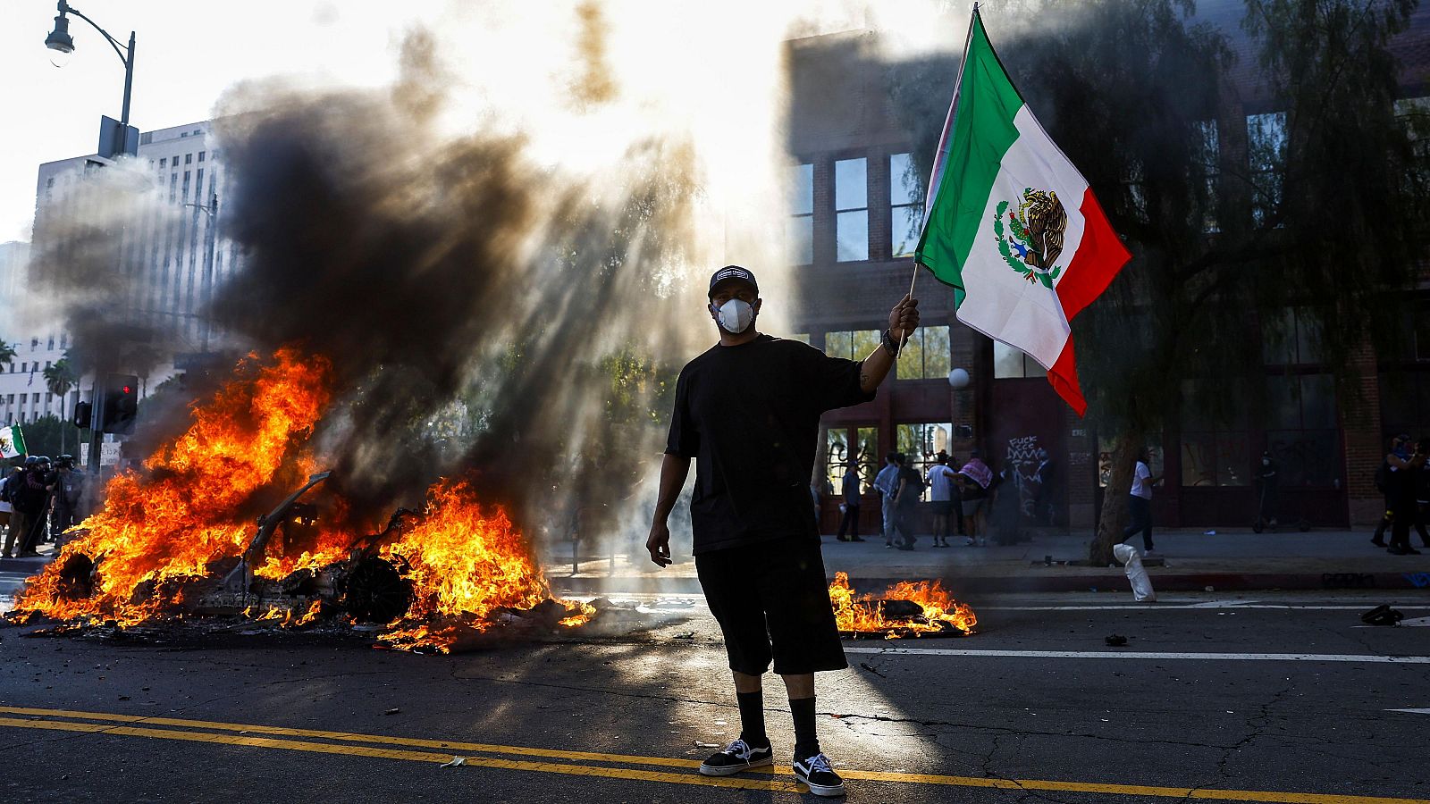 Protestas en los Ángeles - Agencia Carabobeña de Noticias - acn