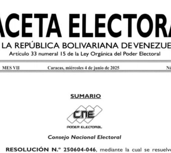 gaceta elecciones municipales 2025 - Agencia Carabobeña de Noticias - acn