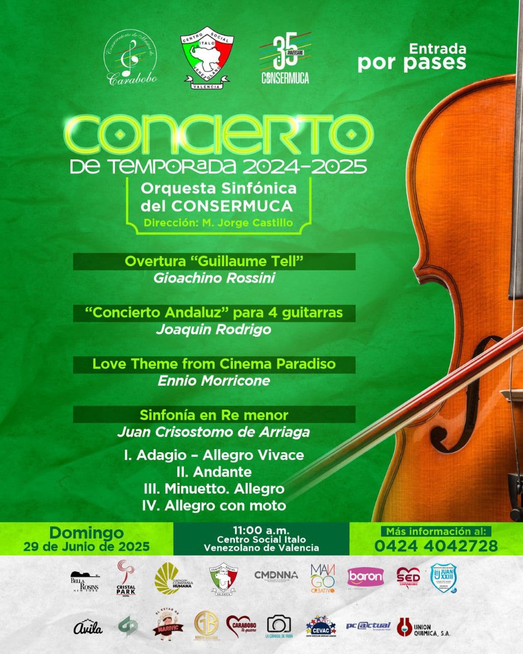 segundo concierto de temporada 2024-2025 - Agencia Carabobeña de Noticias