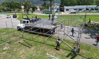 Concierto en el Parque prepara tarima y sonido - Agencia Carabobeña de Noticias