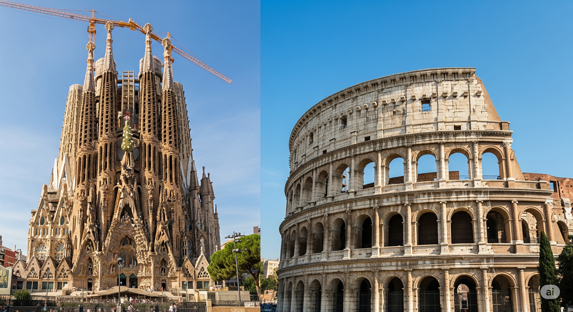 España e Italia destinos verano