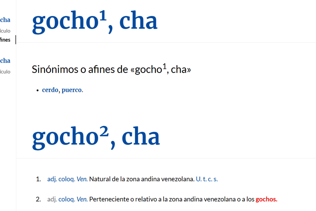 Gocho llega a la RAE - Agencia Carabobeña de Noticias