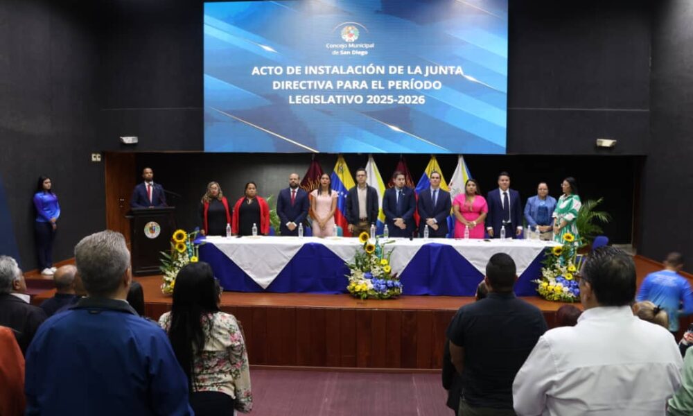 Instalada nueva directiva del Concejo Municipal de San Diego - Agencia Carabobeña de Noticias