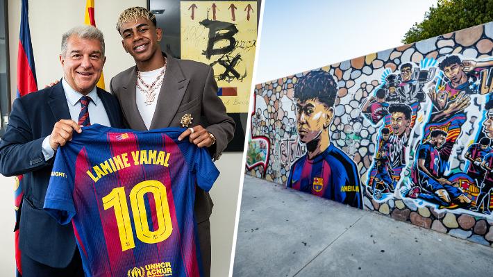Lamine Yamal con 10 de Messi - Agencia Carabobeña de Noticias