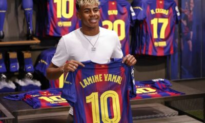 Lamine Yamal con 10 de Messi - Agencia Carabobeña de Noticias