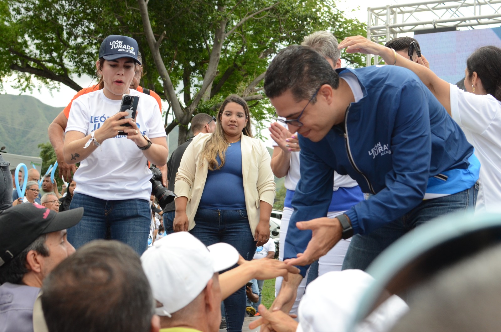 León Jurado arrancó campaña - Agencia Carabobeña de Noticias
