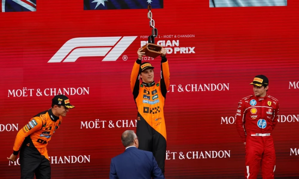 Piastri ganó en Bélgica - Agencia Carabobeña de Noticias