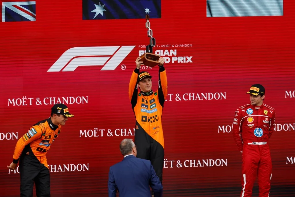 Piastri ganó en Bélgica - Agencia Carabobeña de Noticias