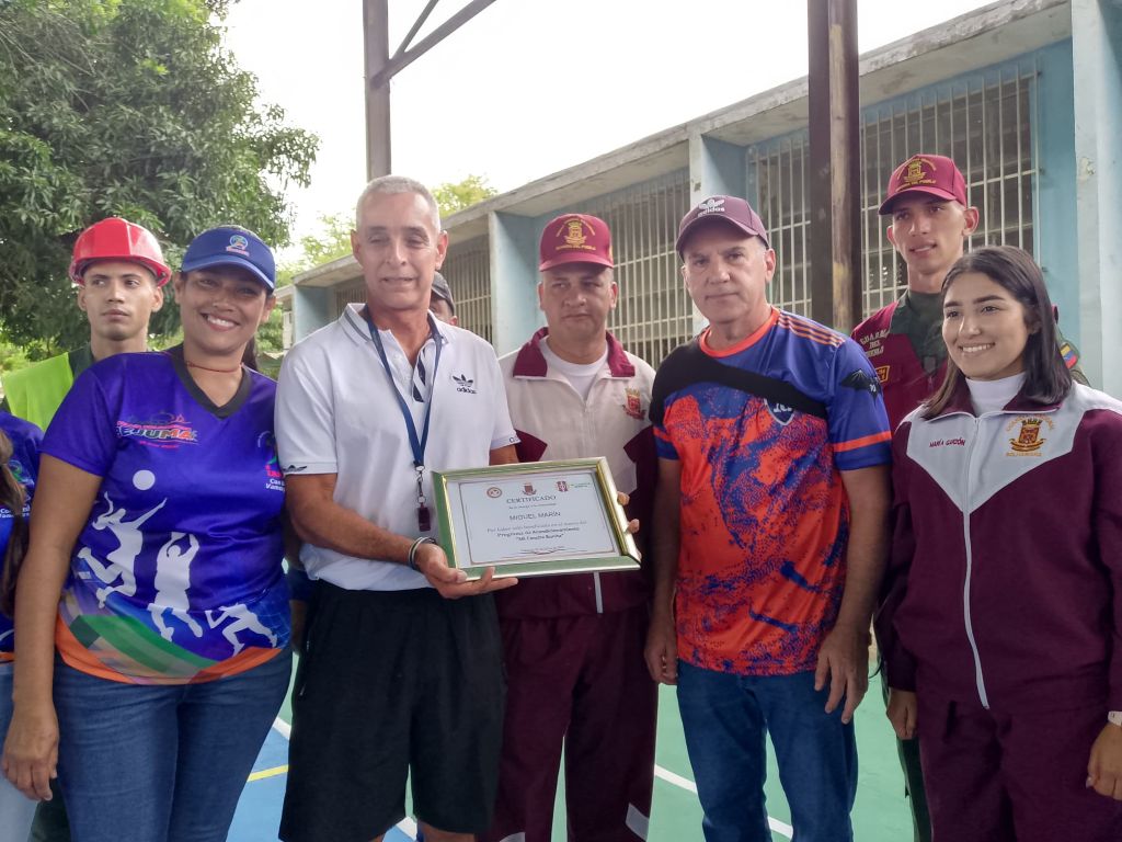 Reinaugurada cancha del colegio Miguel Marín - Agencia Carabobeña de Noticias