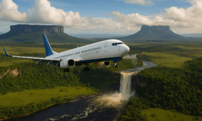 ruta aérea Puerto Ordaz Canaima