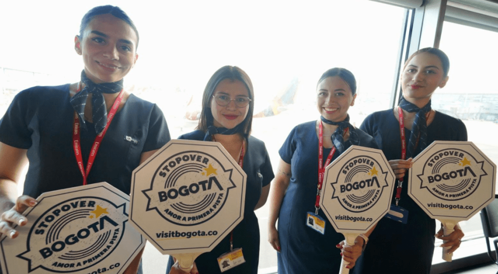 Bogotá viajeros en tránsito