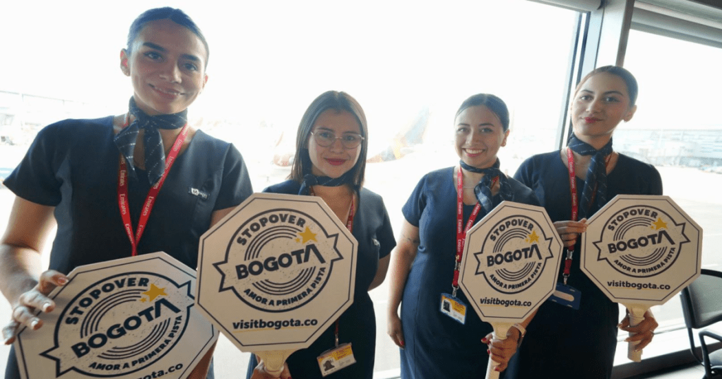 Bogotá viajeros en tránsito
