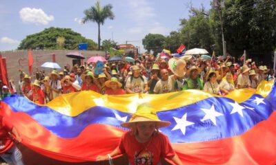 Campesinos carabobeños marcharon - Agencia Carabobeña de Noticias