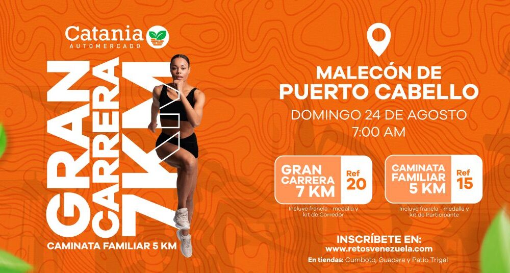 Gran Carrera y Caminata Familiar de Catania - Agencia Carabobeña de Noticias