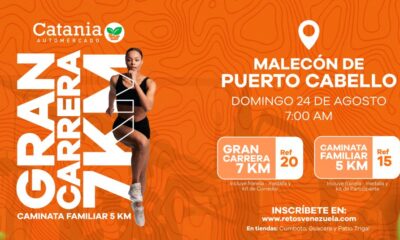 Gran Carrera y Caminata Familiar de Catania - Agencia Carabobeña de Noticias
