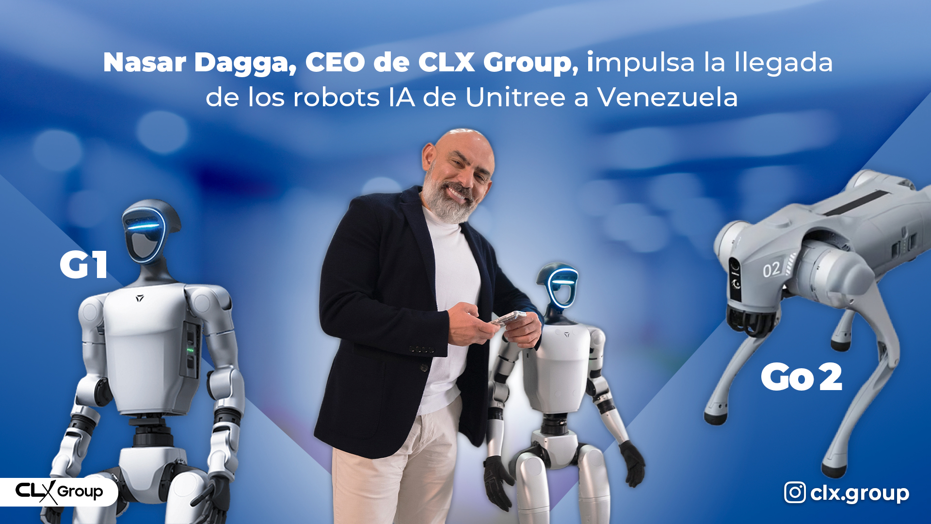 Nasar Dagga robots - primer robot humanoide de Venezuela
