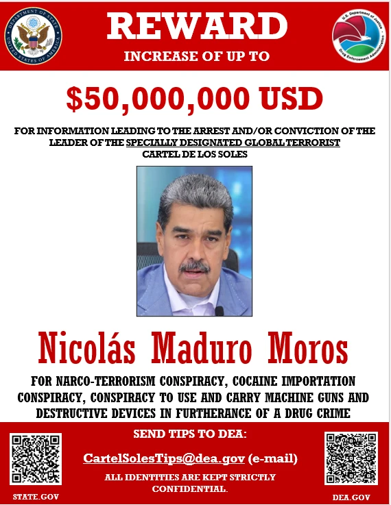 Recompensa por Nicolás Maduro - Agencia Carabobeña de Noticias