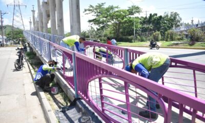 mantenimiento de pasarela del Big Low - Agencia Carabobeña de Noticias