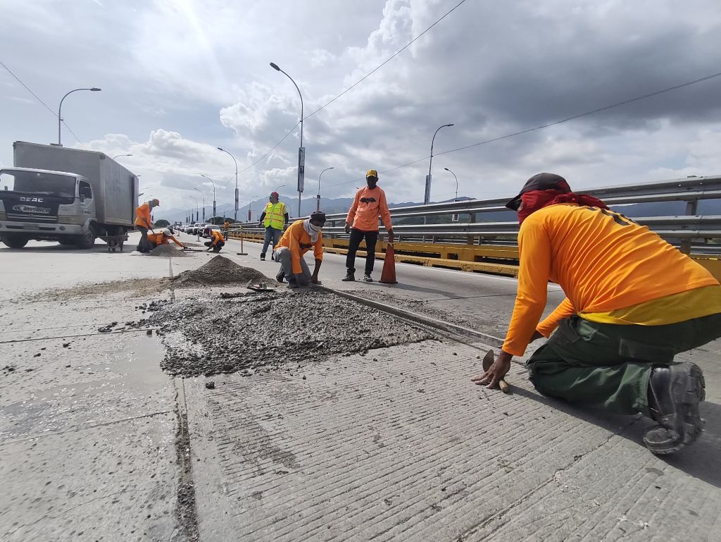 Avanzan trabajos en Viaducto La Cabrera- Agencia Carabobeña de Noticias