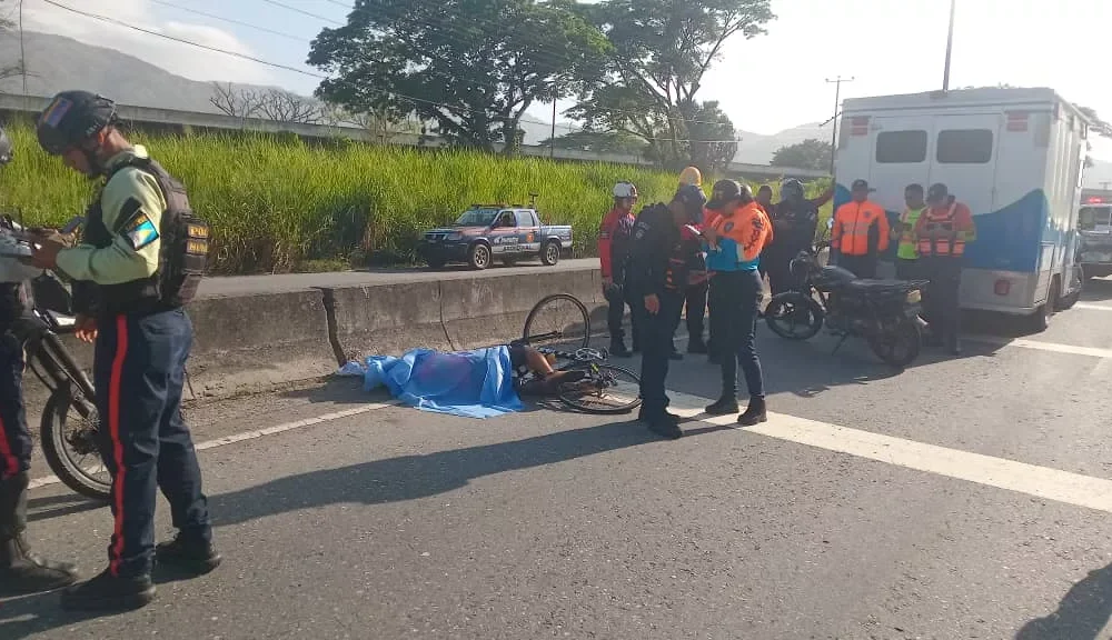 Ciclista murió en Autopista San Diego-Yagua - Agencia Carabobeña de Noticias