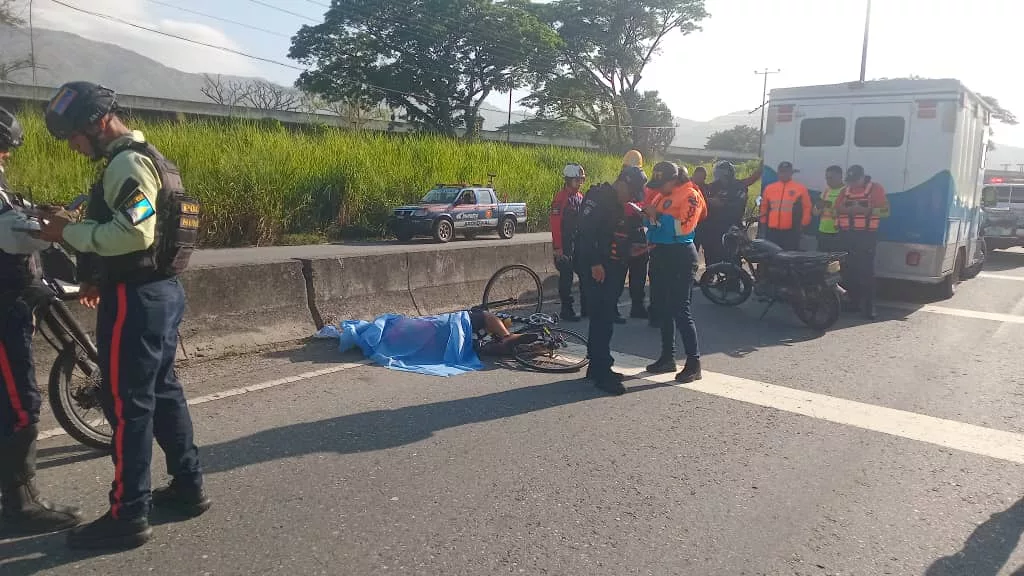 Ciclista murió en Autopista San Diego-Yagua - Agencia Carabobeña de Noticias