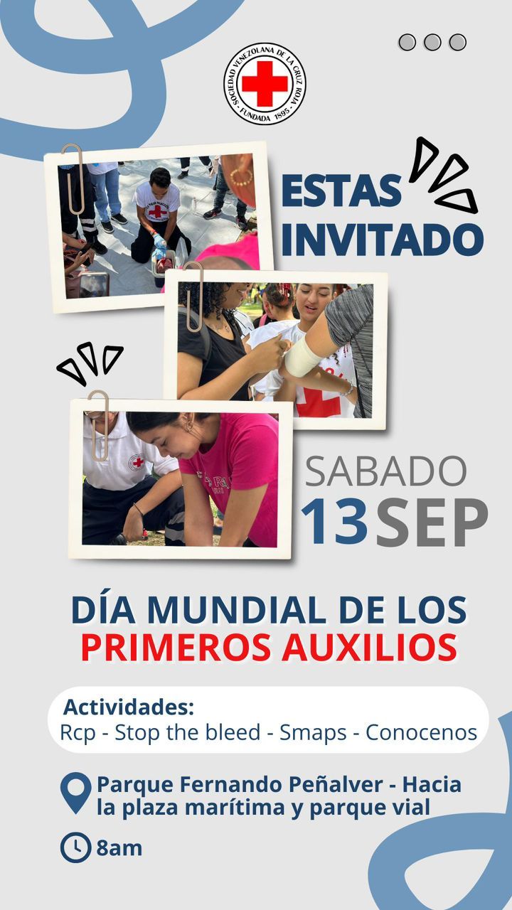 Cruz Roja Valencia invita a talleres - Agencia Carabobeña de Noticias